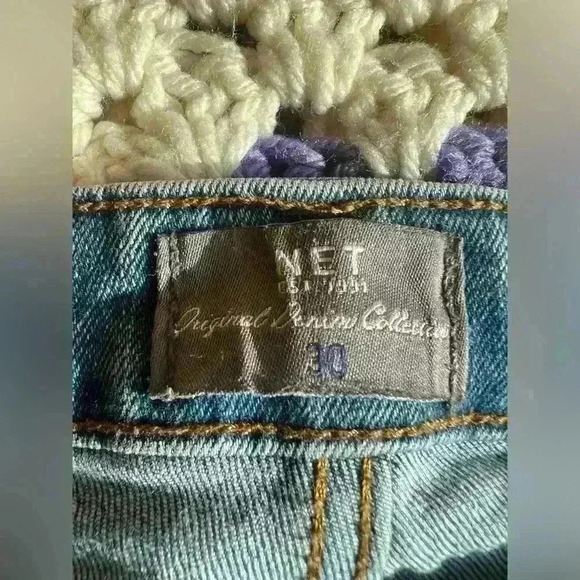 Net Fashion Womens Straight Leg Light Wash Denim Jeans Size 30 - Picture 3 of 5